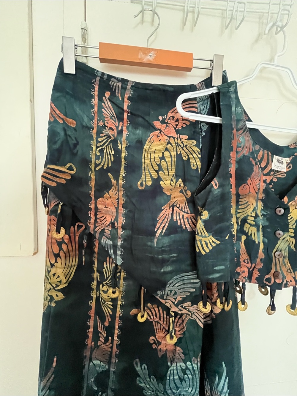 Two-piece Boho Matching Set Dark Green - Picture 3 of 8